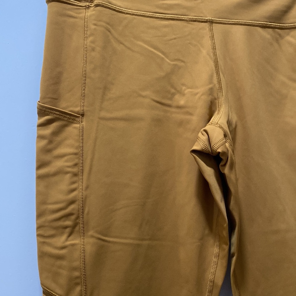 Mustard Yellow High-Waisted Lululemon Leggings - Picture 5 of 7